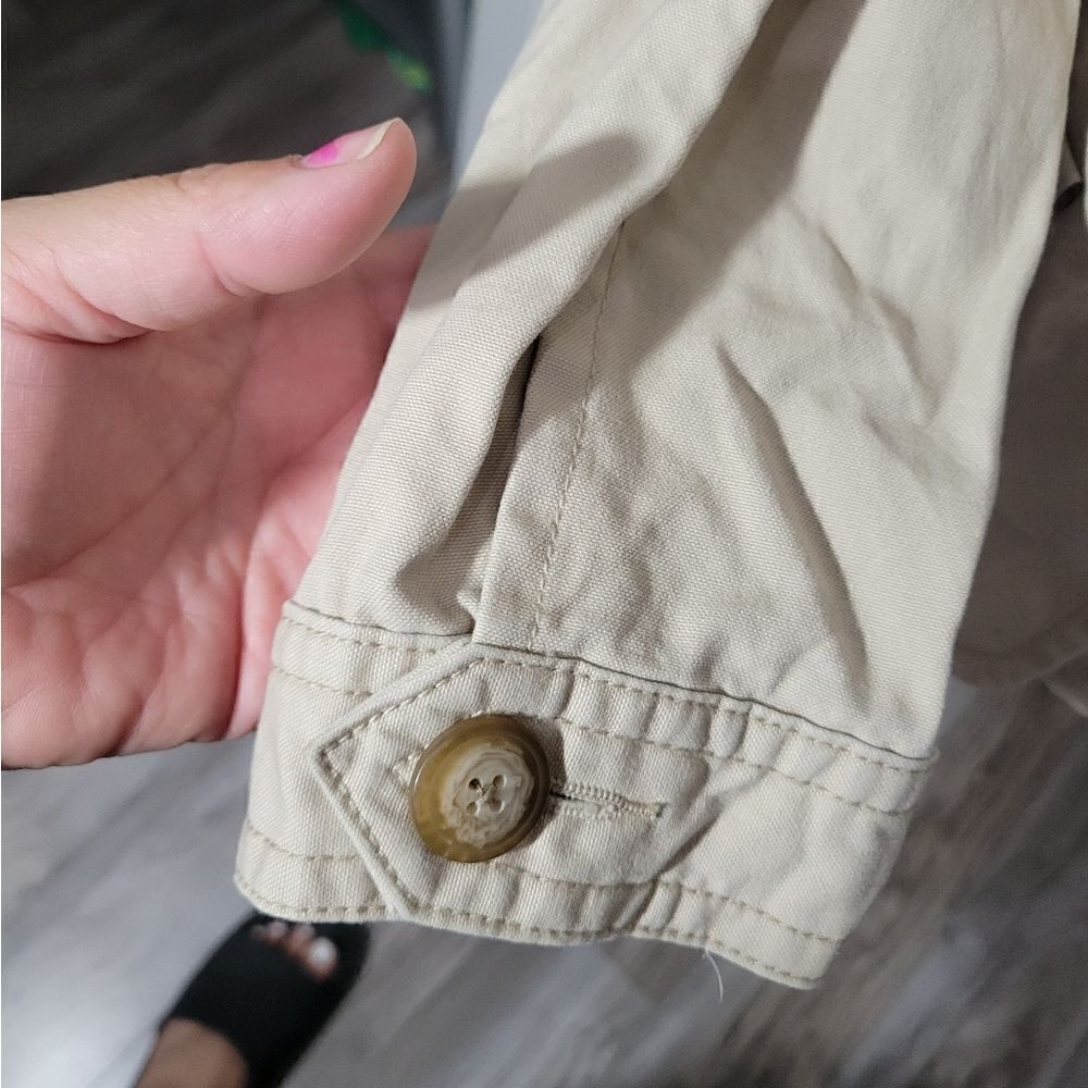Gap buttonup khaki jacket  - Picture 9 of 11